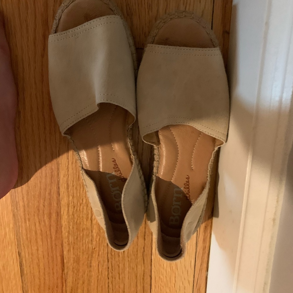 Tan sandals